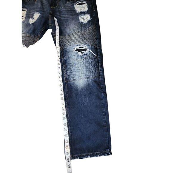 Dash Premium Quality Blue Denim Sz 42 X 32 Jeans Men - Picture 5 of 6